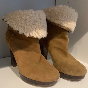 Ugg heeled boots size 7